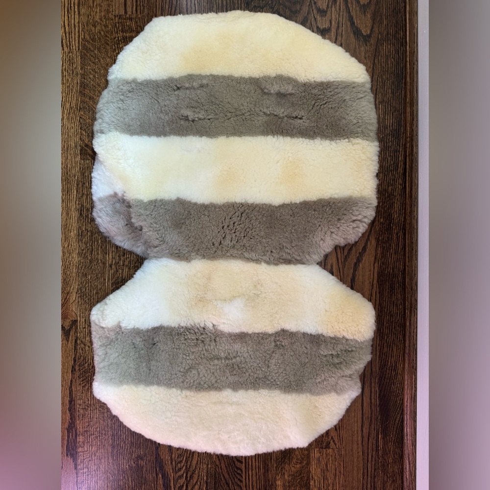 Binibamba Universal Winter Stroller Liner Bunting Natural Stripe Print